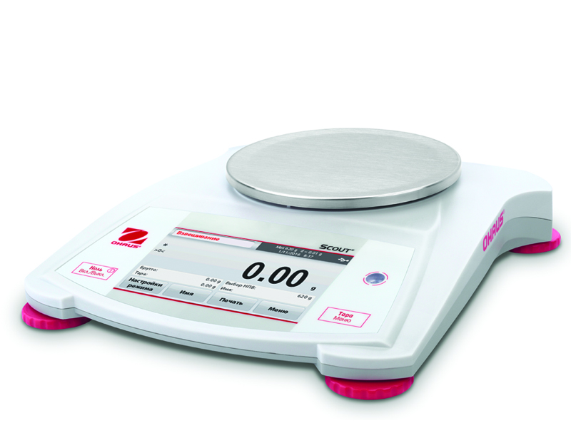лабораторные весы STX622 Цветной сенсорный дисплей,Гиря в комплекте, портативные Ohaus